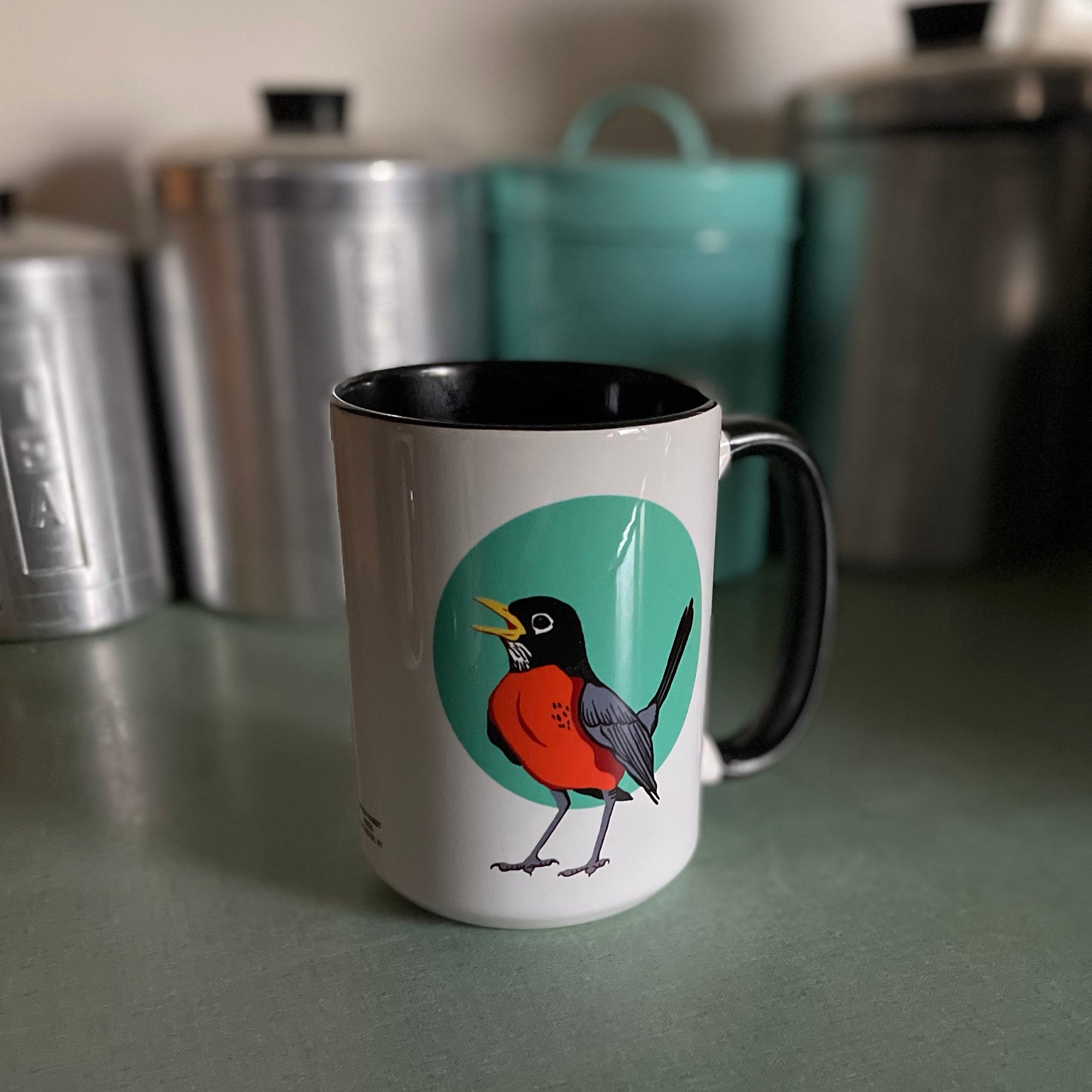 American Robin LIMITED EDITION 15oz Ceramic Coffee Mug
