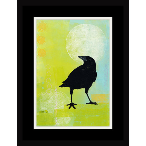 Go Big AND Go Home. Then Take A Nap •  Monotype and Linocut Fine Art Print