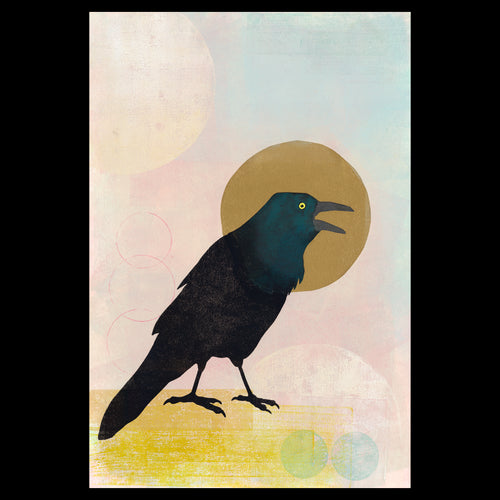 I Really Need To Start Writing These Things Down. • Monotype and Linocut Fine Art Print