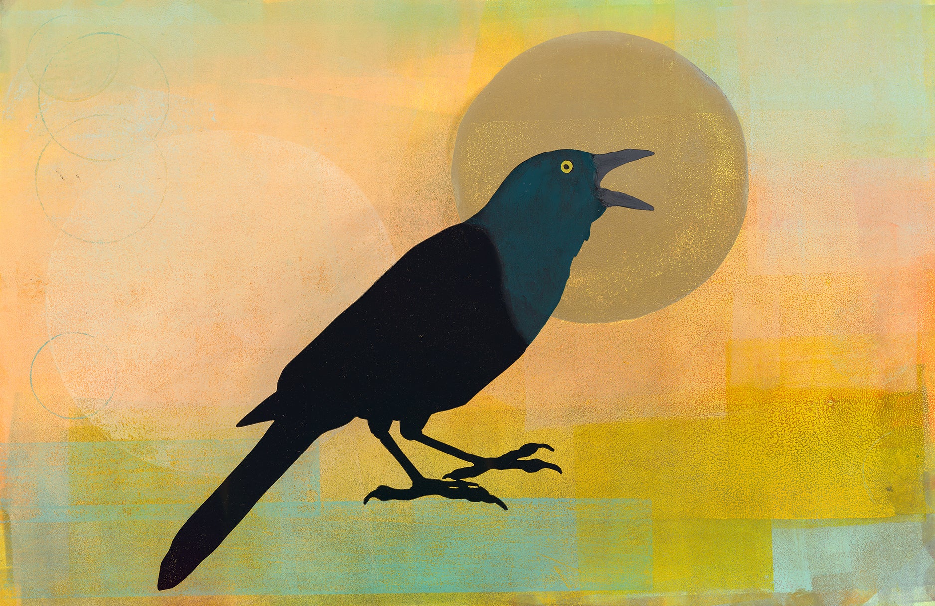 Do You Like To Swear? Because I Sure Do • Monotype and Linocut Fine Art Print