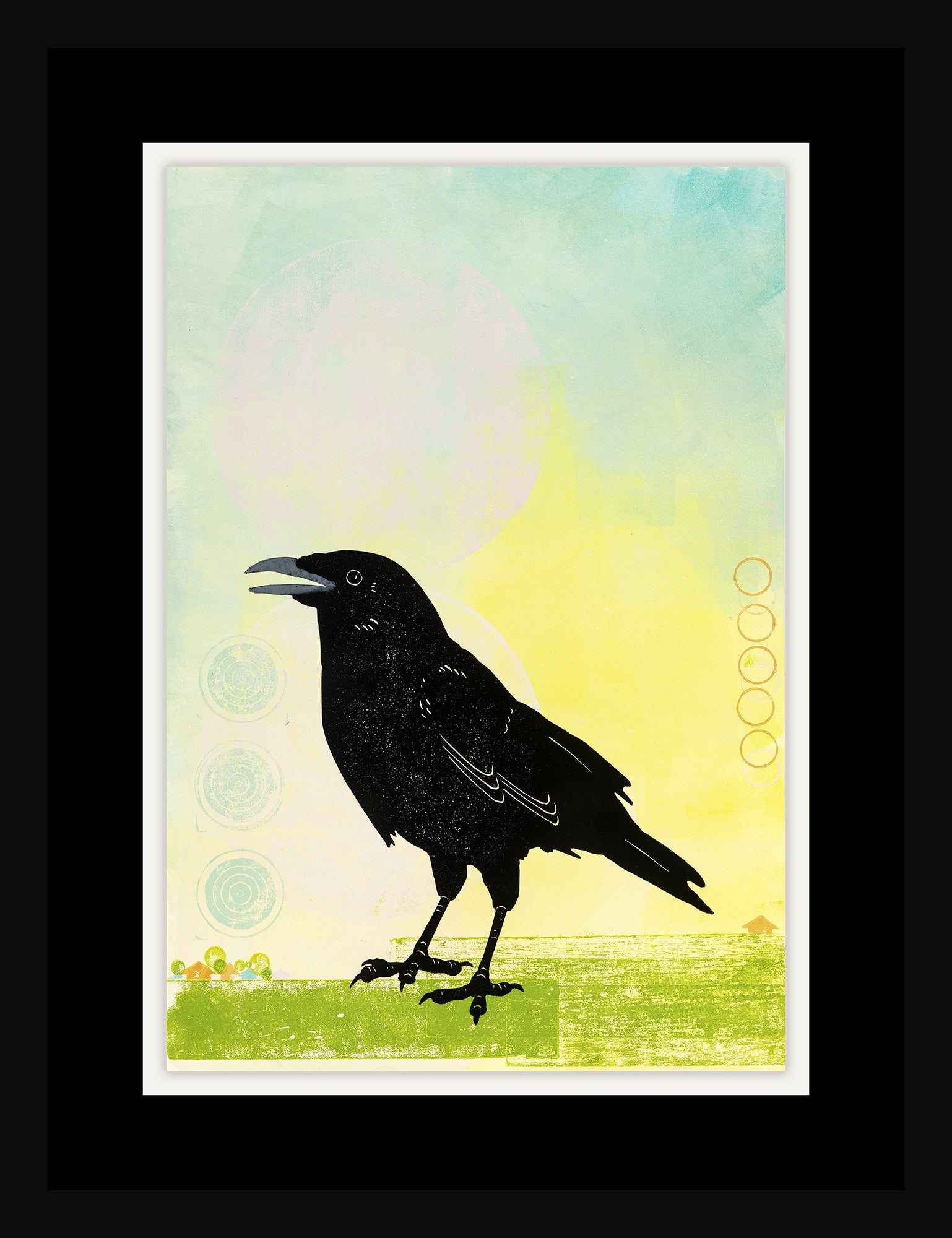 Do What You Want, You Will Anyway •  Monotype and Linocut Fine Art Print