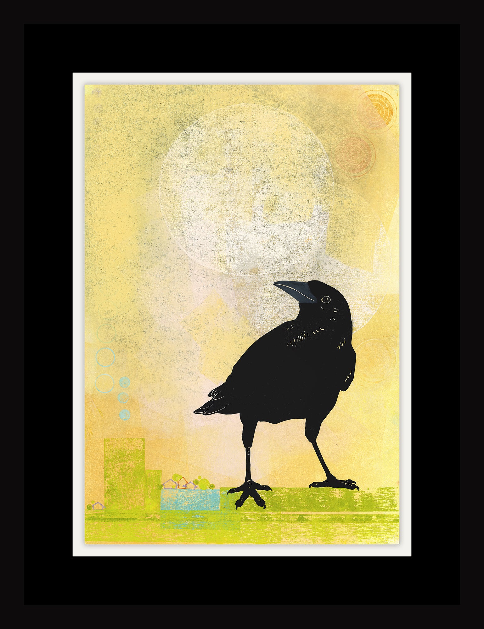 Mistakes Will Happen •  Monotype and Linocut Fine Art Print