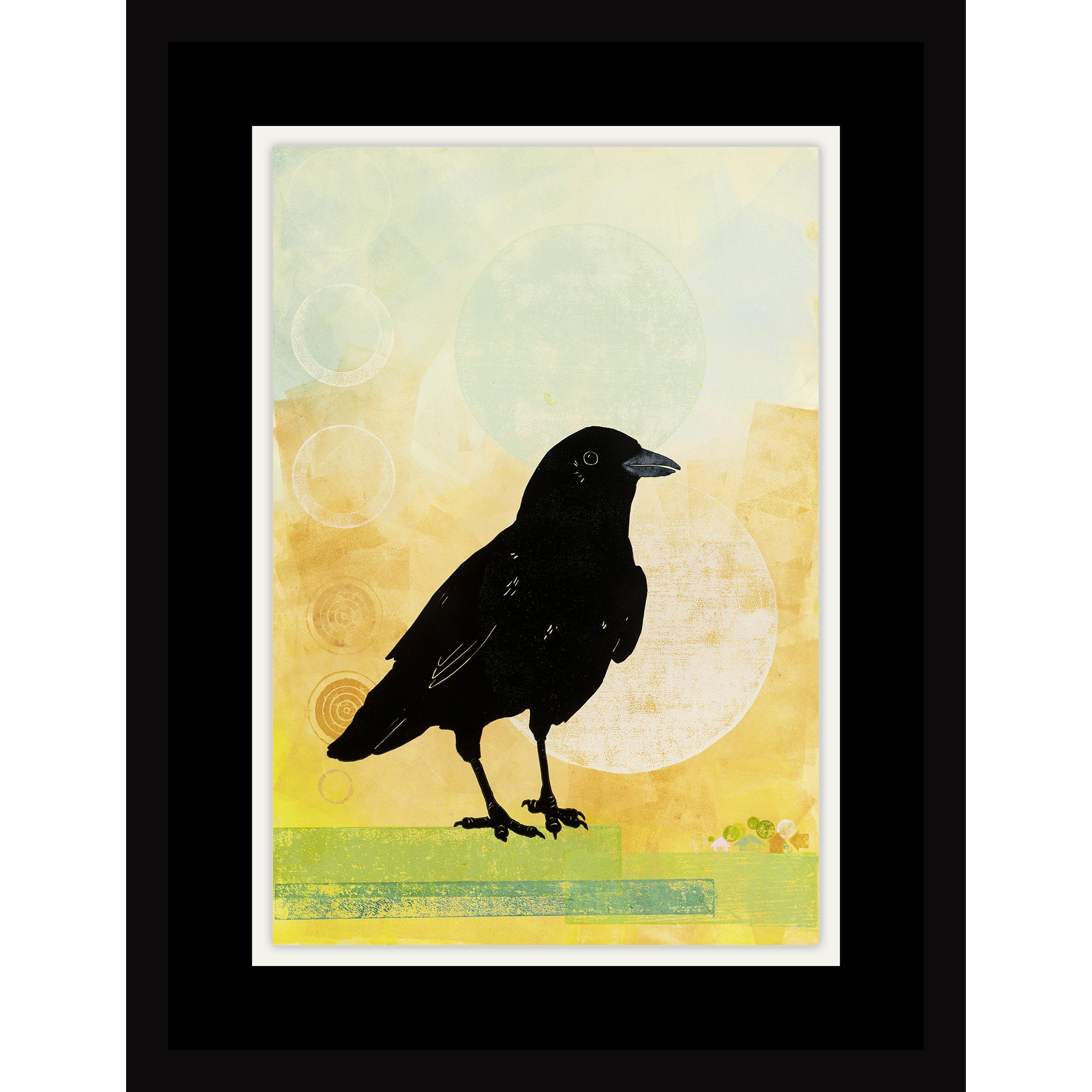I Don't Understand How Time Works • Monotype and Linocut Fine Art Print