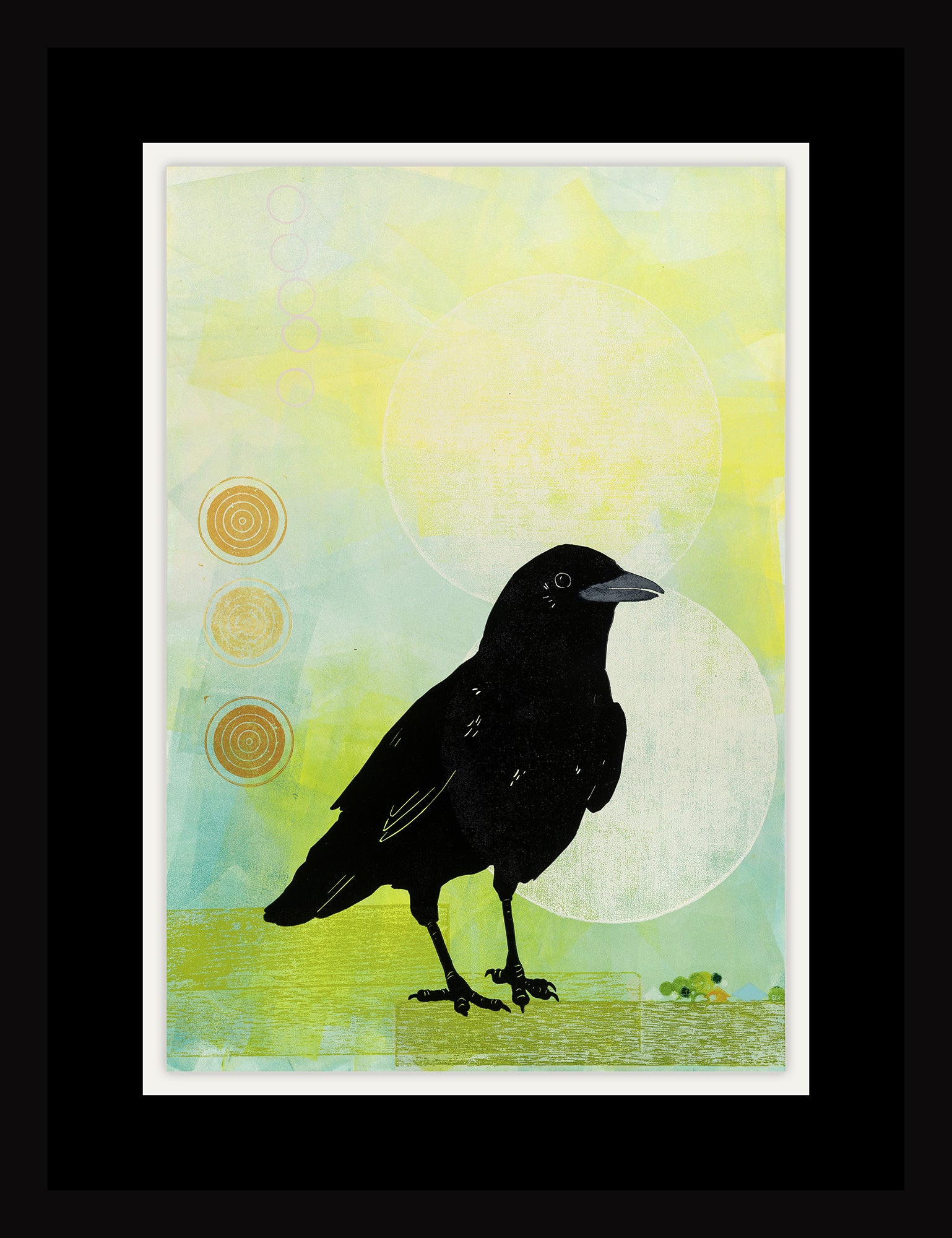 I Think You Need A Walk In The Woods •  Monotype and Linocut Fine Art Print