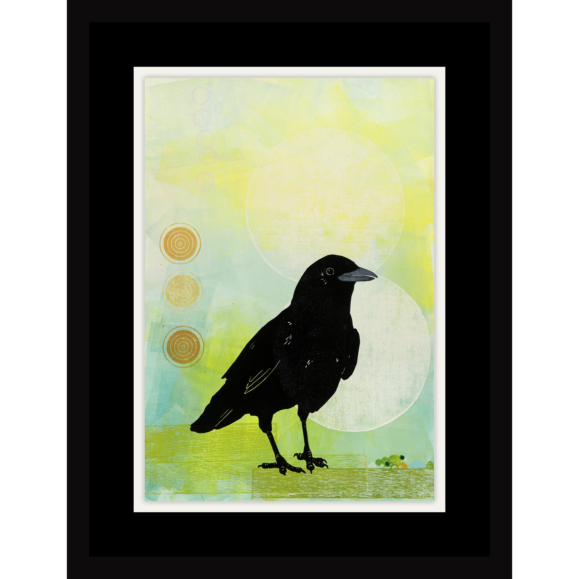 I Think You Need A Walk In The Woods • Monotype and Linocut Fine Art Print