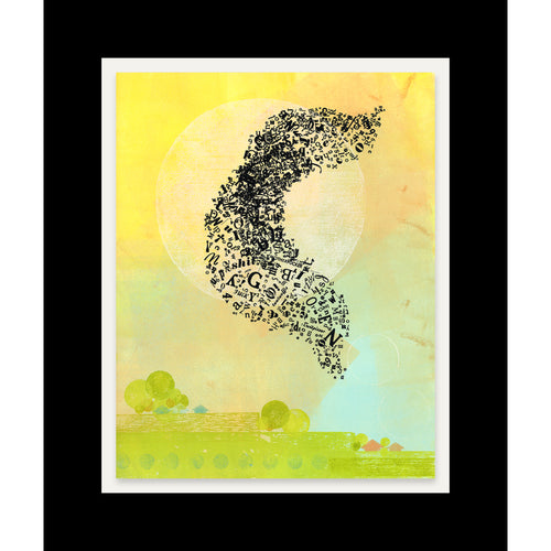 All The Swears No. 2 •  Monotype and Letterpress Fine Art Print