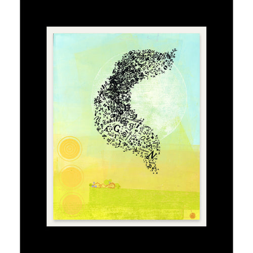 All The Swears No. 3 •  Monotype and Letterpress Fine Art Print