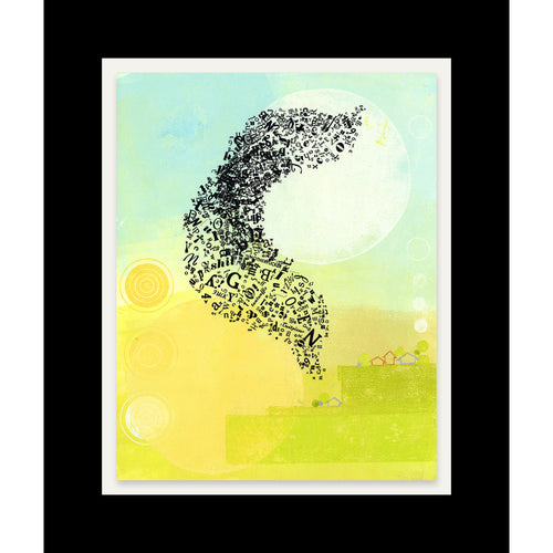 All The Swears No. 4 •  Monotype and Letterpress Fine Art Print