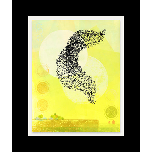 All The Swears No. 5 •  Monotype and Letterpress Fine Art Print