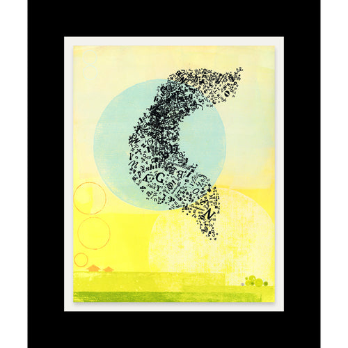 All The Swears No. 6 •  Monotype and Letterpress Fine Art Print