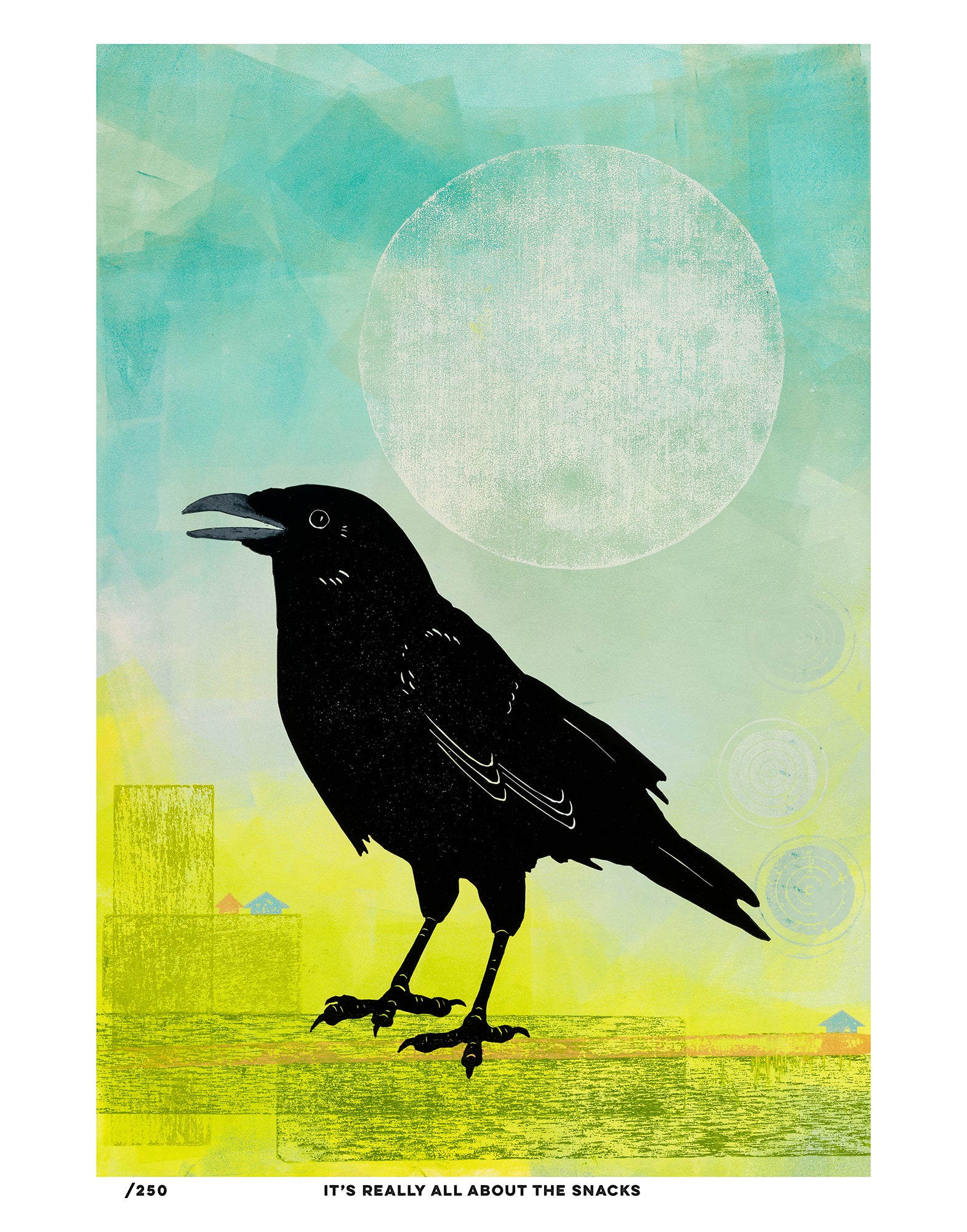 It's Really All About The Snacks •  REPRODUCTION