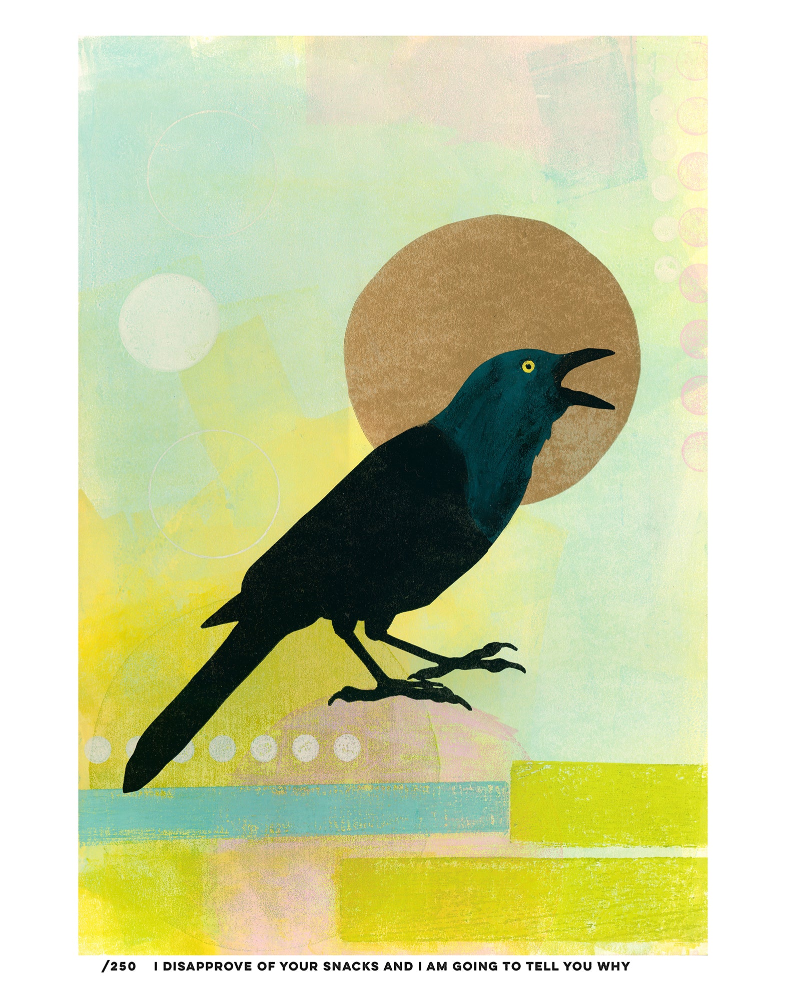 I Disapprove of Your Snacks and I Am Going To Tell You Why. • REPRODUCTION