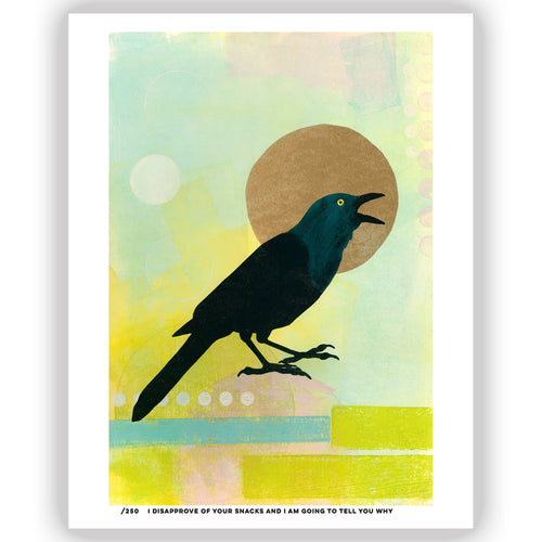 I Disapprove of Your Snacks and I Am Going To Tell You Why. • REPRODUCTION