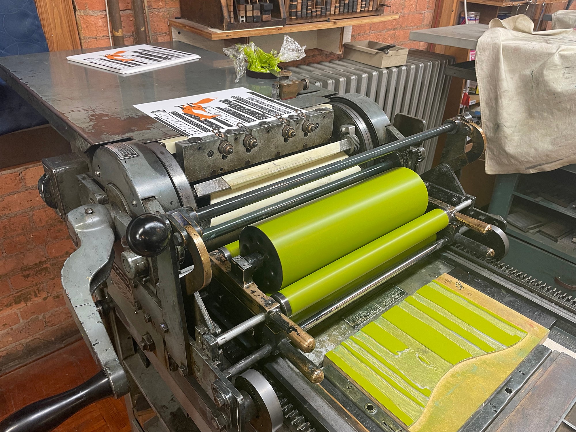 Winter Fox, Spring Fox, Four Seasons in the Woods• Letterpress and Linocut Fine Art Print