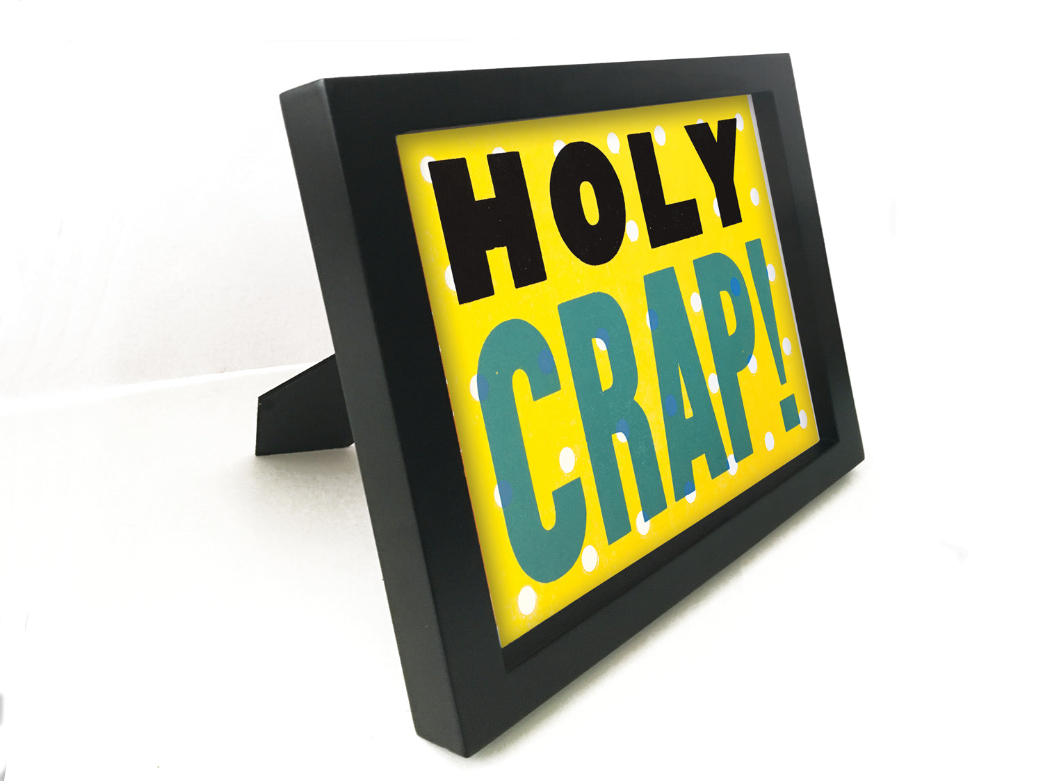 HOLY CRAP! Hand Printed 5" x 7" Print