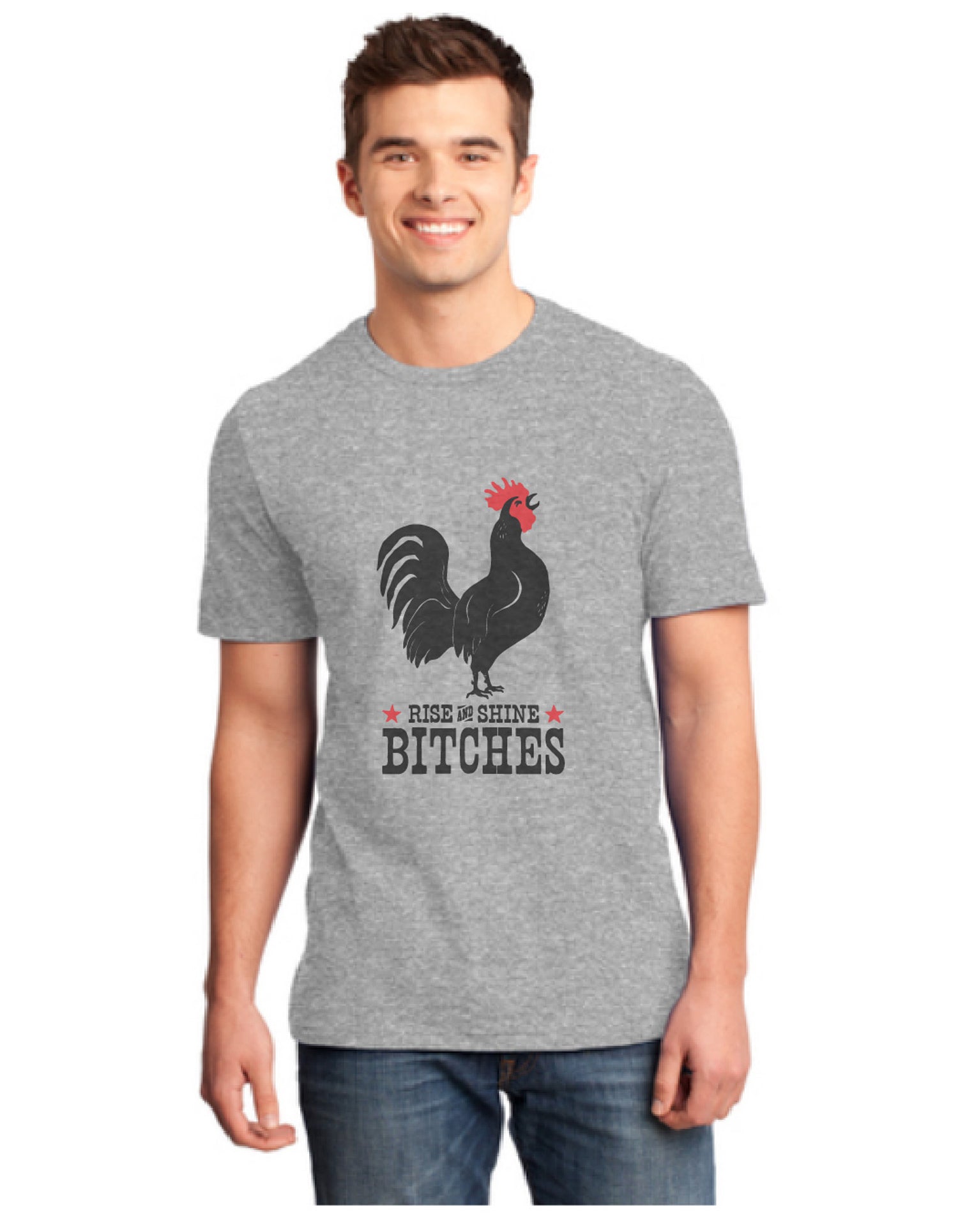 Rise and Shine Short sleeve Crew Neck T-Shirt - MENS/UNISEX • NEW DESIGN