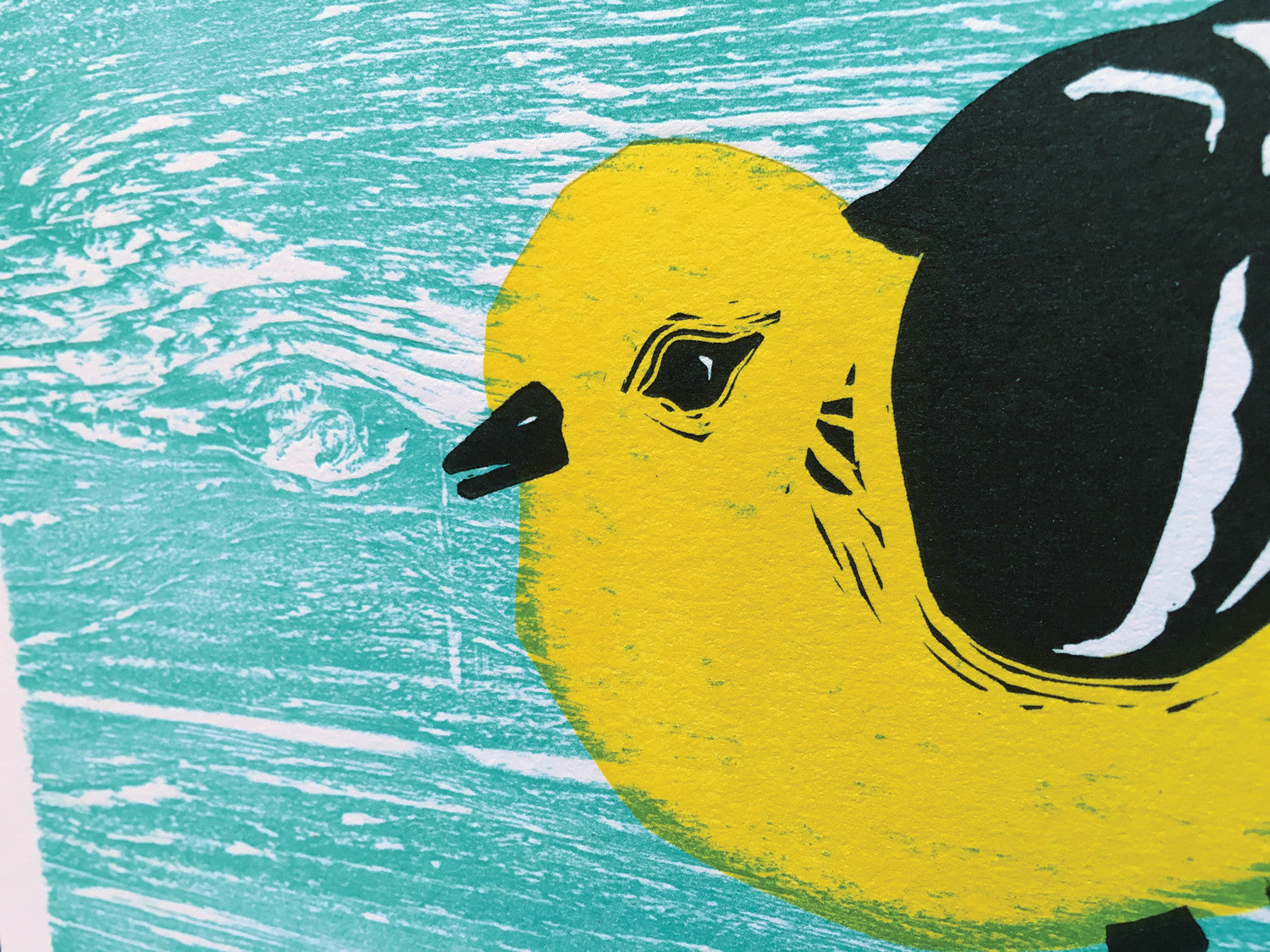 Warbler • Letterpress and Linocut Fine Art Print