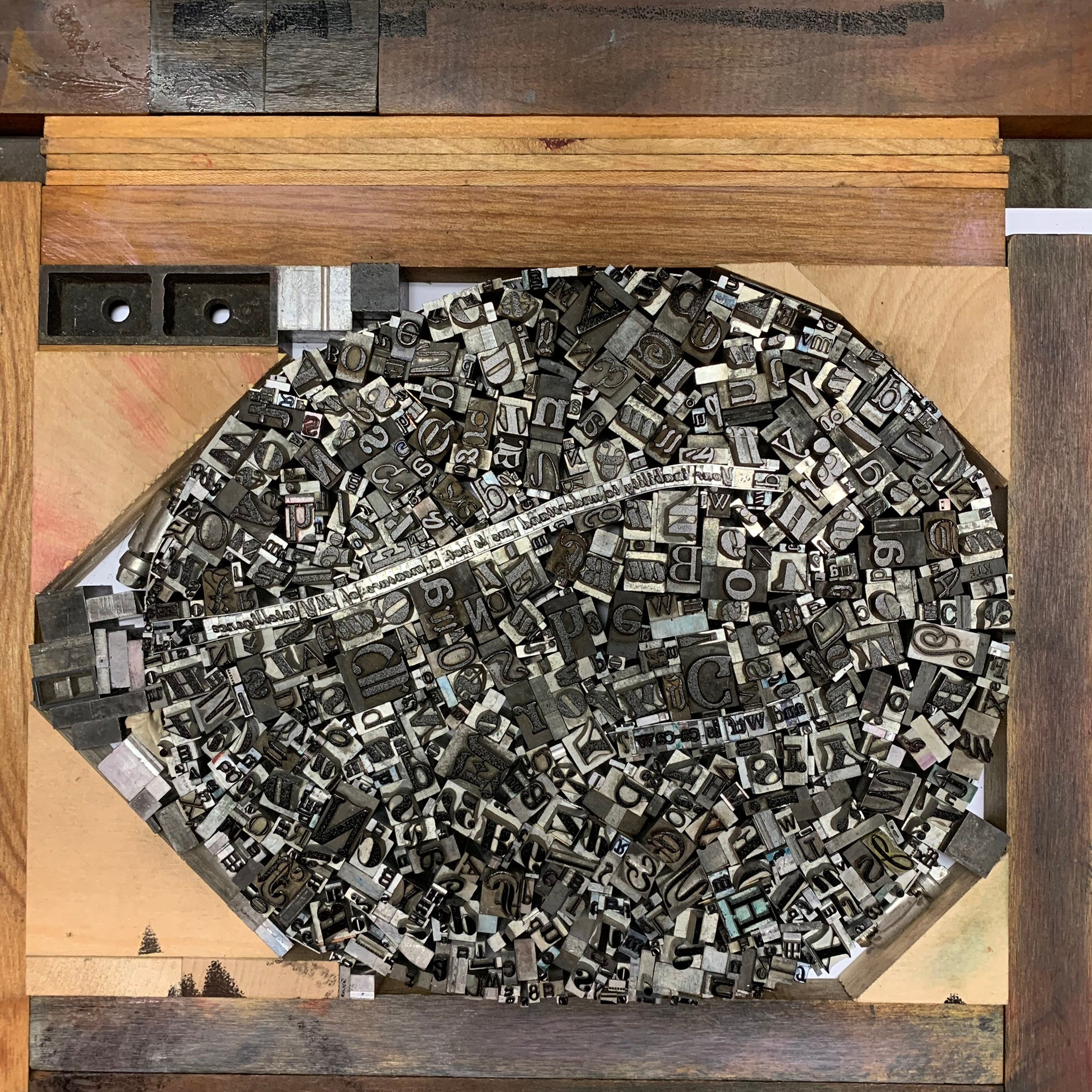 American Crow • Letterpress and Linocut Print