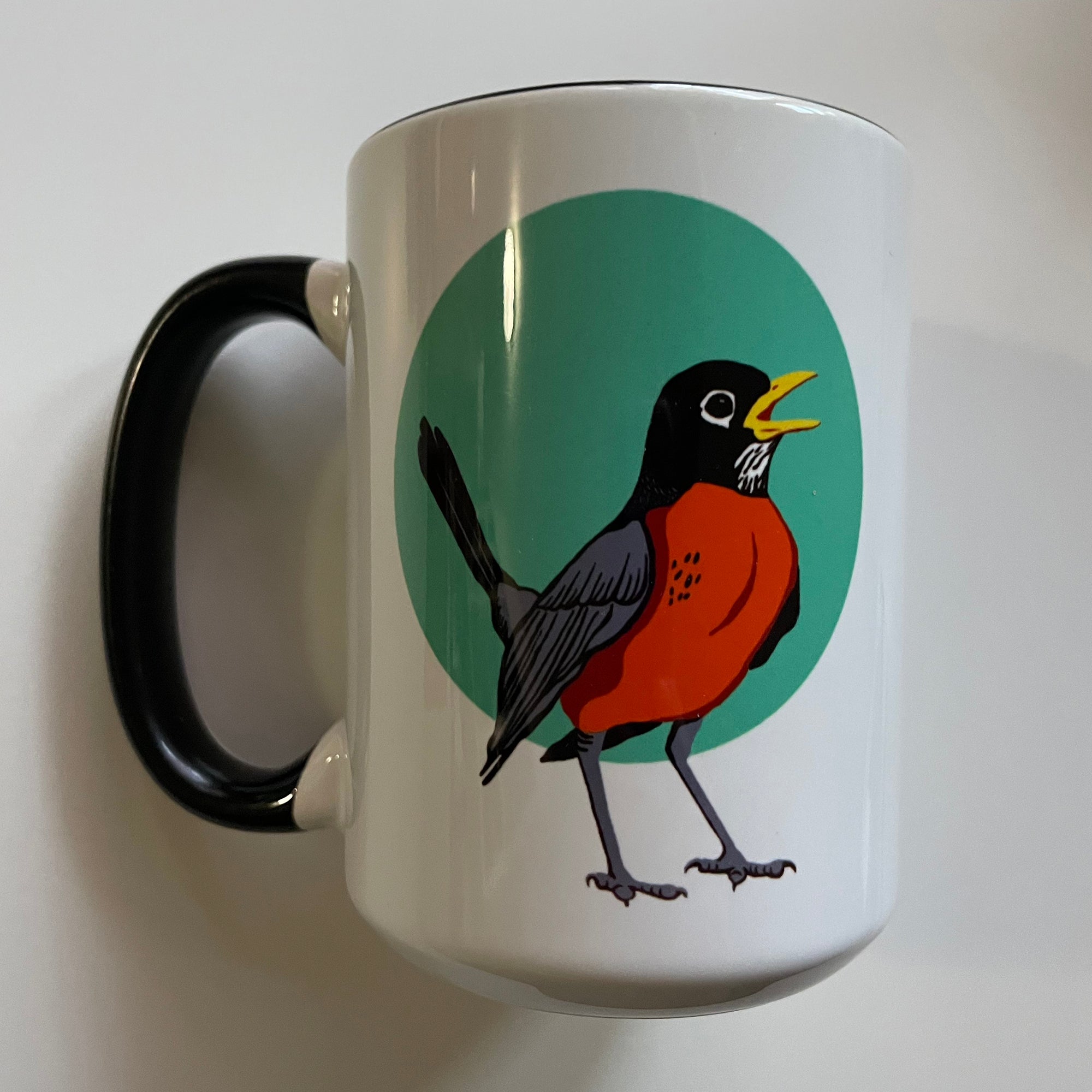 American Robin LIMITED EDITION 15oz Ceramic Coffee Mug