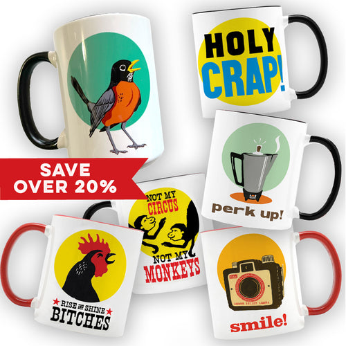 MULTI MUG DISCOUNT- 15 oz AND 11oz Mug for $50