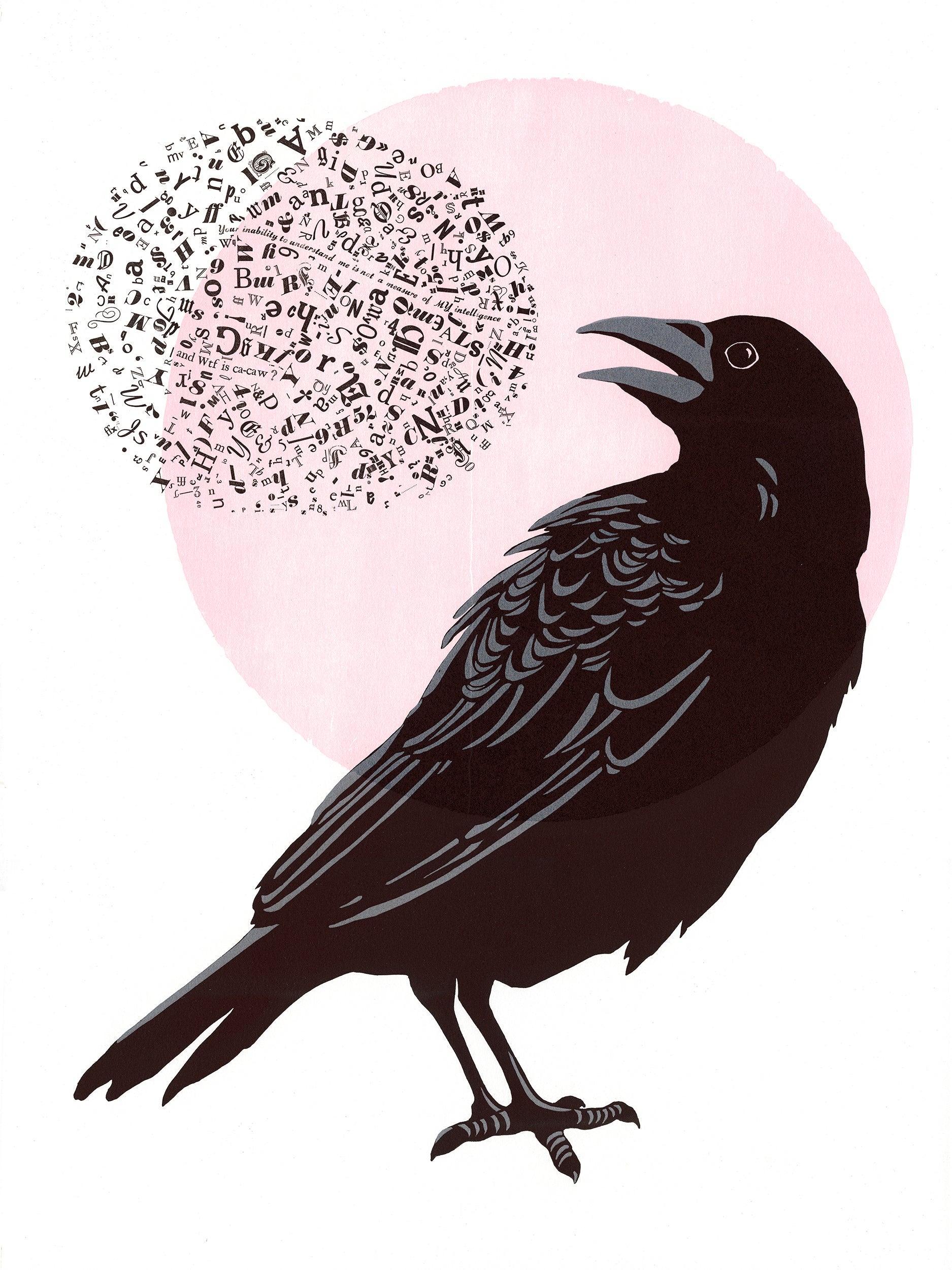American Crow • Archival inkjet REPRODUCTION