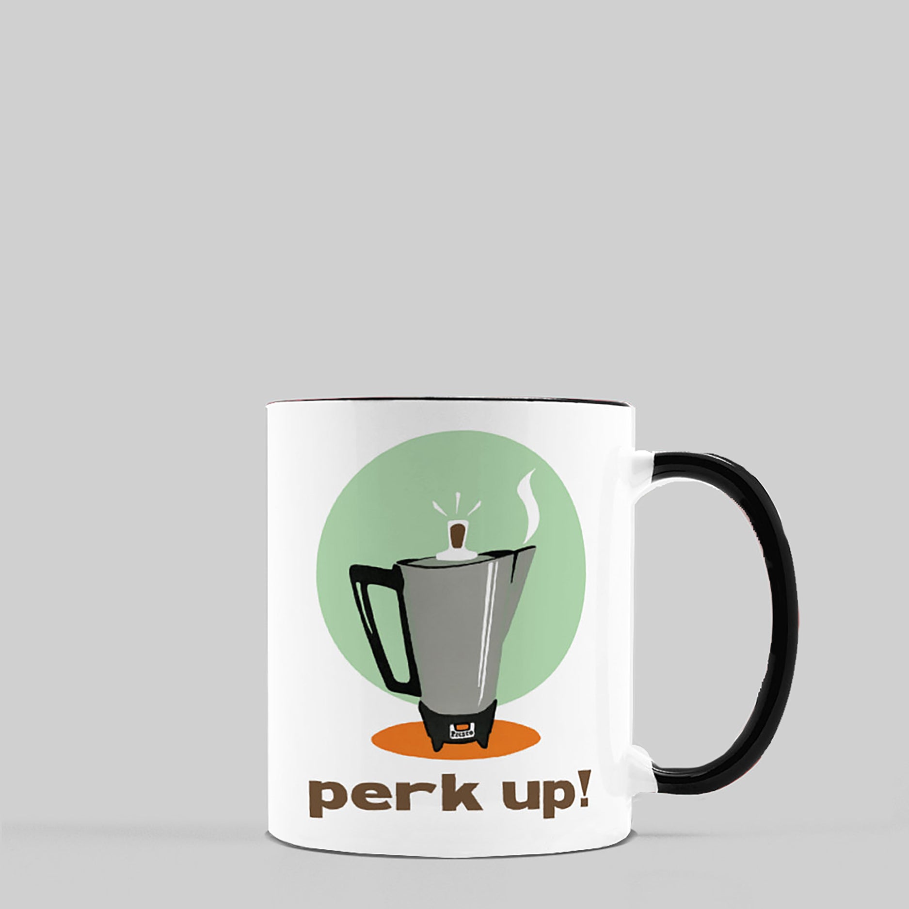 Perk Up! Ceramic Coffee Mug, 11oz