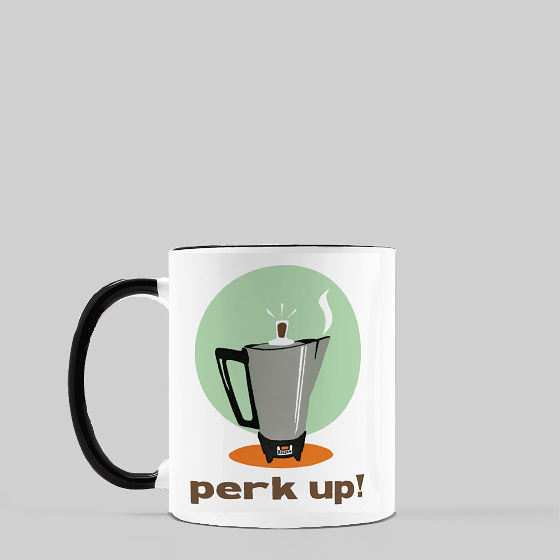 Perk Up! Ceramic Coffee Mug, 11oz
