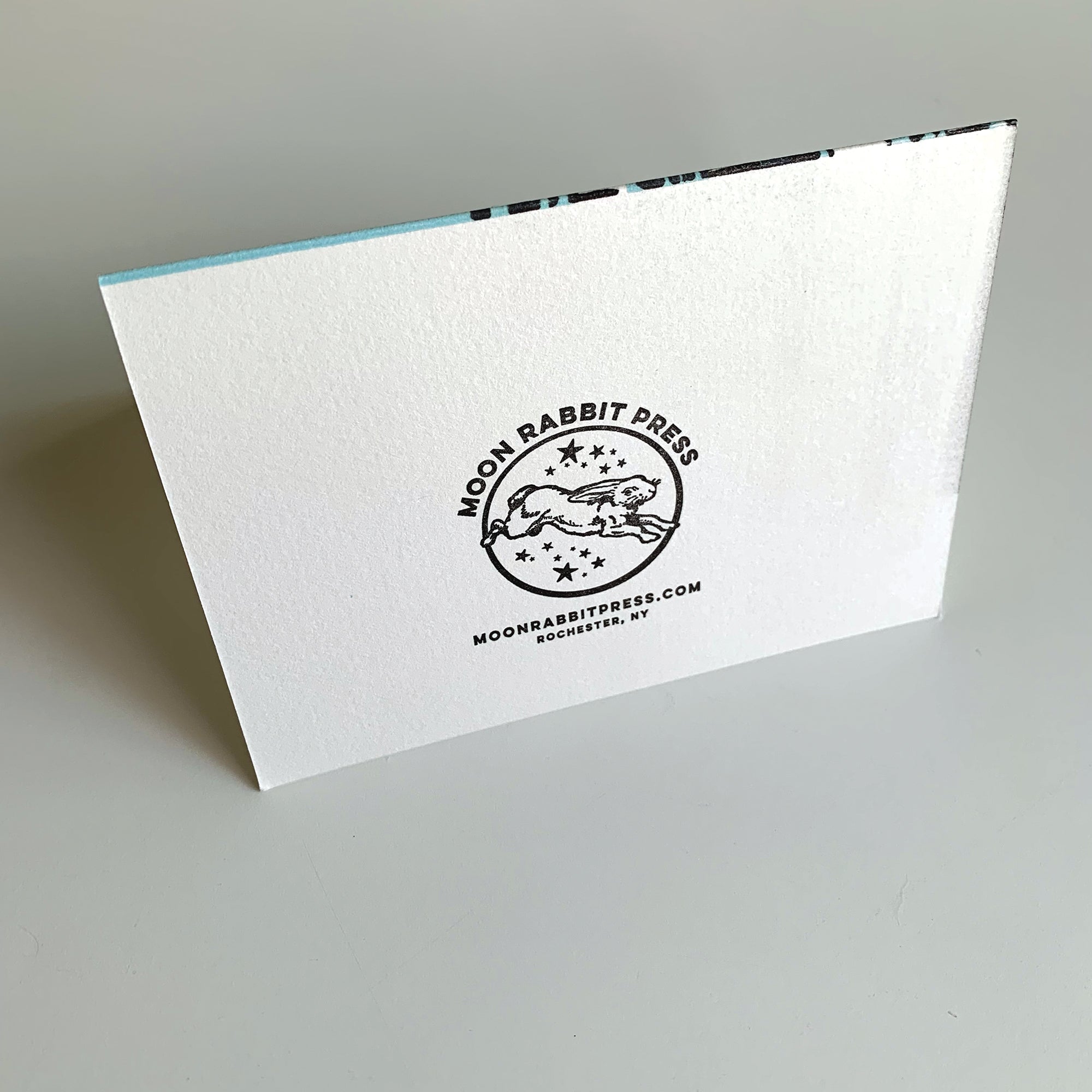 Winter Fox Holiday Card 8-Pack, Hand Printed Letterpress, 4x5.5” (A2)